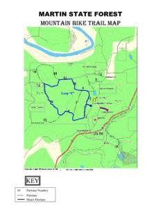 MARTIN STATE FOREST MOUNTAIN BIKE TRAIL MAP Loop “C”  KEY