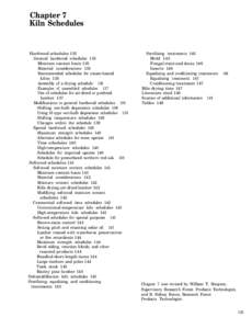 Kiln Schedules  Chapter 7