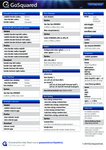 GoSquared  CSS3 Help Sheet Equally Rounded Corners