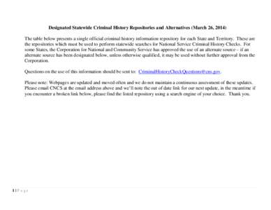 Government / Criminal record / Oklahoma State Bureau of Investigation / State police / Criminal Justice Information Services Division / Florida Department of Law Enforcement / Georgia Bureau of Investigation / Arizona Department of Public Safety / Federal Bureau of Investigation / State governments of the United States / Law enforcement / Law enforcement in the United States