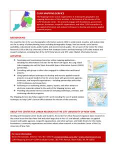 Geographic information system / Web mapping / Spatial analysis / CUNY School of Professional Studies / Crime mapping / Statistics / City University of New York / Spatial data analysis