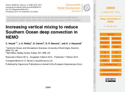 Aquatic ecology / Atmospheric thermodynamics / Oceanography / Glaciology / Convection / Mixed layer / Atmospheric convection / Deep convection / Sea ice / Physical geography / Meteorology / Earth