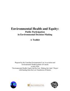 Environmental Health and Equity