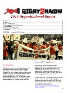    2014	
  Organisational	
  Report	
   1. Introduction ................................................................................................................................................................