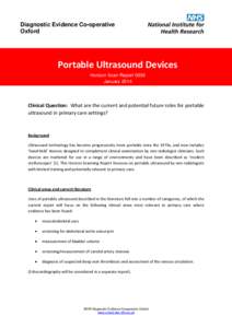 Ultrasound / Carotid ultrasonography / Radiology / Vascular surgery / 3D ultrasound / Deep vein thrombosis / Stroke / Duplex ultrasonography / Portable ultrasound / Medicine / Medical ultrasound / Medical ultrasonography