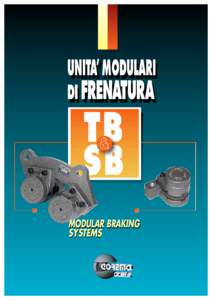 UNITA’’MODULARI  DIDI FRENATURA MODULAR BRAKING SYSTEMS