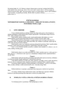 Na temelju članka 58. i 118. Zakona o odgoju i obrazovanju u osnovnoj i srednjoj školi (NN br, 86/09, 92/10, ispr., 90/11, 5/12, 16/12, 86/12, 126/12, 94/13 ii članka 48. Statuta Pomorske škole