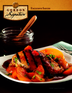 Gourmet Prepared Sauces Restaurants | Gordon Food Service