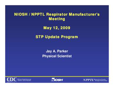 May 12, 2009 Meeting, STP Update Program