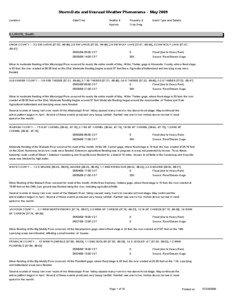 Storm Data and Unusual Weather Phenomena - May 2009 Location