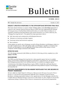 October 11, 2013 Bulletin, Bulletin[removed]