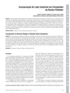 Ivonete O. Barcellos, Antônio C. de Souza, Anna E. Selke Departamento de Química, Universidade Regional de Blumenau