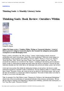 mnartists.org | Thinking Souls: Book Review: Outsiders Within[removed]04 mnartists.org