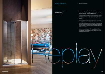 Replay collection  design Centro Progetti Vismara patented