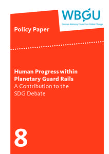 Policy Paper  Human Progress within Planetary Guard Rails A Contribution to the SDG Debate