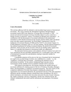 Legal terms / International economics / Business / International arbitration / International Centre for Settlement of Investment Disputes / Arbitral tribunal / Bilateral investment treaty / Emmanuel Gaillard / International Investment Agreement / Law / Arbitration / Foreign direct investment