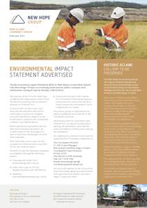 Environmental impact statement / Toowoomba Region / Geography of Australia / States and territories of Australia / New Acland Mine / Oakey /  Queensland / Acland