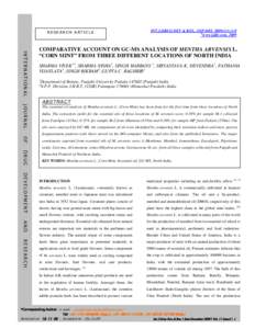 RESEARCH ARTICLE  INT.J.DRUG DEV & RES., SEP-DEC 2009;1(1):1-9 © www.ijddr.com, 2009