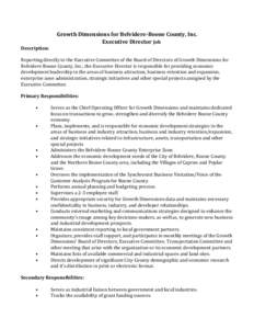 Growth Dimensions for Belvidere-Boone County, Inc