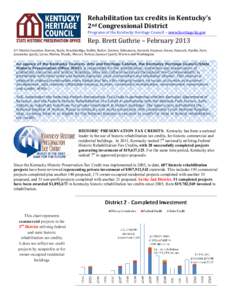 Microsoft Word - 2nd District[removed]tax credits