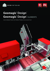 Get to Market Faster with Better Products at a Lower Cost  Geomagic Design (formerly Alibre) empowers your business to take product design and manufacturing to the next level. Get to Market Faster