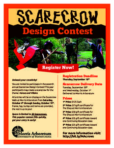 Design Contest  Register Now! Registration Deadline Unleash your creativity!