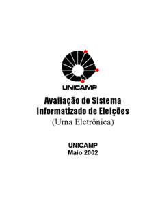 Avaliação do Sistema Informatizado de Eleições (Urna Eletrônica)