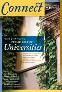 Academia / Education in the United States / University of Delaware / Salzburg Global Seminar / Broadnax / Public administration / Public policy schools / Middle States Association of Colleges and Schools / Walter Broadnax