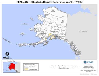 FEMA-4161-DR, Alaska Disaster Declaration as of[removed]North Slope Borough  Bering
