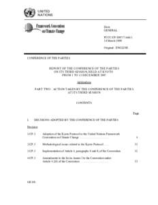 Climate change policy / Climate change / Kyoto Protocol / Montreal Protocol / Emissions trading / Intergovernmental Panel on Climate Change / Removal Units / Bali Road Map / United Nations Framework Convention on Climate Change / Environment / Carbon finance