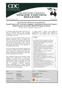 1  The Northern Territory Disease Control Bulletin Vol 9, No.4, December 2002 NT