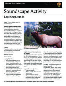 Natural Sounds Program  National Park Service U.S. Department of the Interior  Soundscape Activity