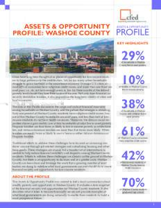 ASSETS & OPPORTUNITY PROFILE: WASHOE COUNTY ASSETS & OPPORTUNITY  PROFILE