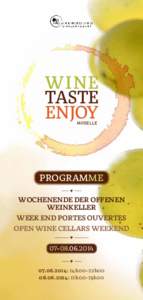 wine taste enjoy moselle  programme