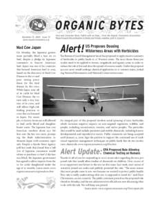 December 15, 2005 · Issue 72 www.organicconsumers.org Food and Consumer News Tidbits with an Edge… From the Organic Consumers Association Please forward this publication to family and friends, websites, print it, & po