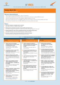 International Renewable Energy Storage Conference