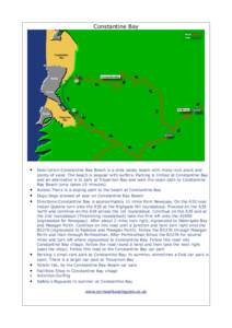 Porthcothan / Constantine Bay / Treyarnon / Mawgan Porth / Newquay / Roundabout / Constantine / St Merryn / Geography of Cornwall / Cornwall / Geography of England