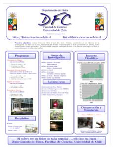 Casilla 653, Santiago 1, Chile  http://fisica.ciencias.uchile.cl [removed]