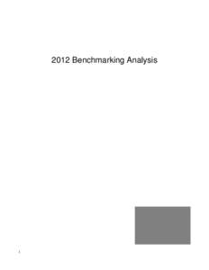 Benchmarking Analysis 2012