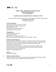 Pest Management Regulatory Agency / Disinfectant / Health / Government / Health Canada / Therapeutic Products Directorate / Health Products and Food Branch