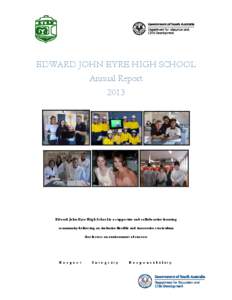 Whyalla High School / Edward John Eyre High School / Technical and further education / South Australian Certificate of Education / Whyalla / States and territories of Australia / Education