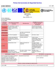 Nº CAS[removed]International Chemical Safety Cards (WHO/IPCS/ILO)