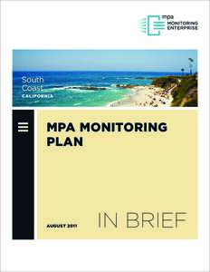 South Coast ca li fo r n i a MPA Monitoring Plan