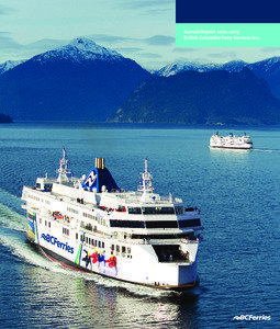 Annual Report 2012–2013 British Columbia Ferry Services Inc.