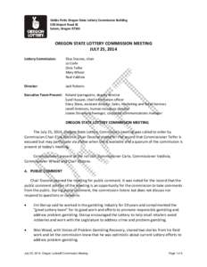 Microsoft Word - JULY[removed]DRAFT OSL Commission Meeting Minutes[removed]docx