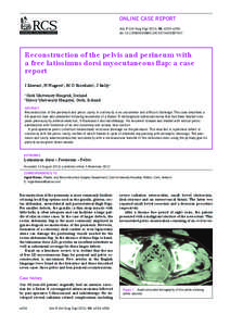 Latissimus Dorsi flap reconstruction of large perineal defect A case report