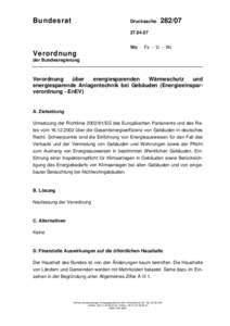 Bundesrat  Drucksache