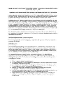 Review #2 - Bruce Cleland, Senior Environmental Scientist - Environmental Protection Agency Region 10 (OW[removed]August 5, 199