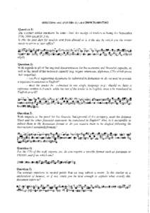 QUESTIONS AND ANSWERS TENDER 2009CE160AT062  Question 1) The contract notice mentions the time - limit for receipt of tenders as being the September 25th, 2009 (point IV[removed]Is this the post date for tenders sent from 