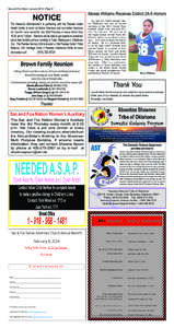 Sac and Fox News • January 2014 • Page 8  NOTICE The Veteran’s Administration is partnering with the Pawnee Indian Health Center to enroll all Native American and non-Indian Veterans